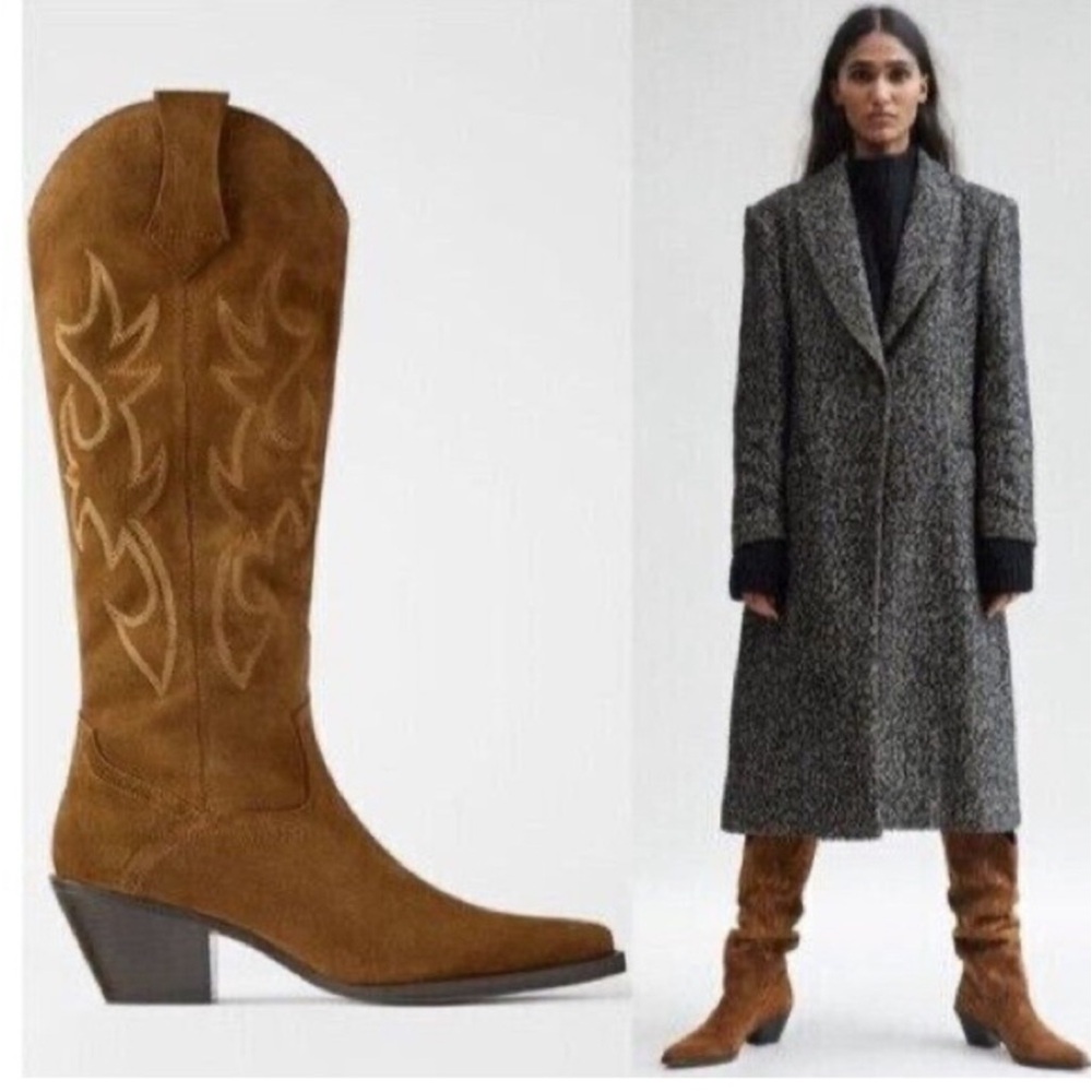 Zara Suede Highly Sought After Boots